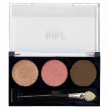Тени для век Shadow Trio Collection Color, тон 101 молочный шоколад / корица / золотисто-коричневый