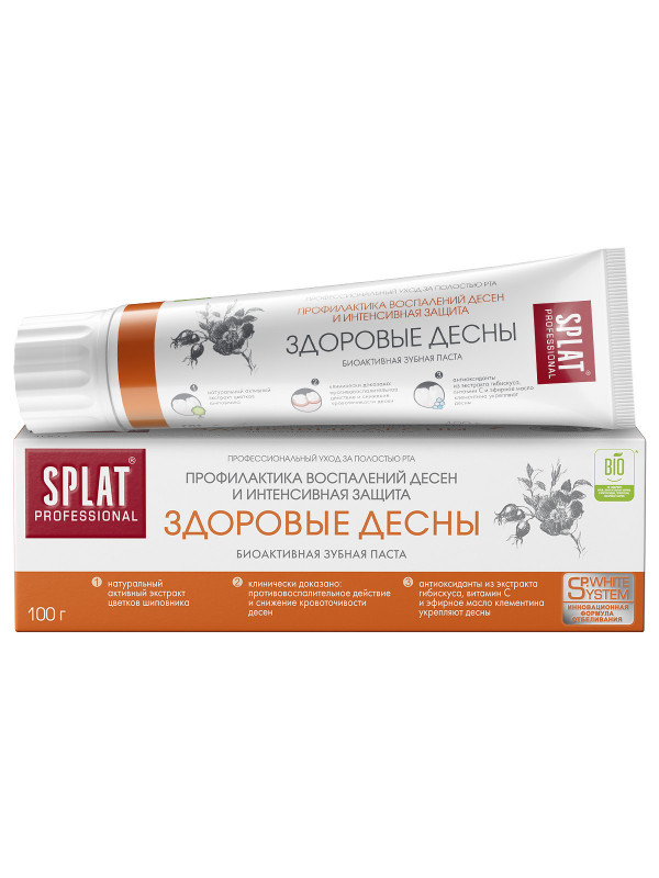 Professional Зубная паста Здоровые десны 100г от Splat + 1