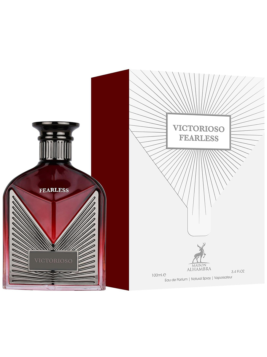 Парфюмерная вода мужская Victorioso Fearless 100мл от Maison Alhambra + 2
