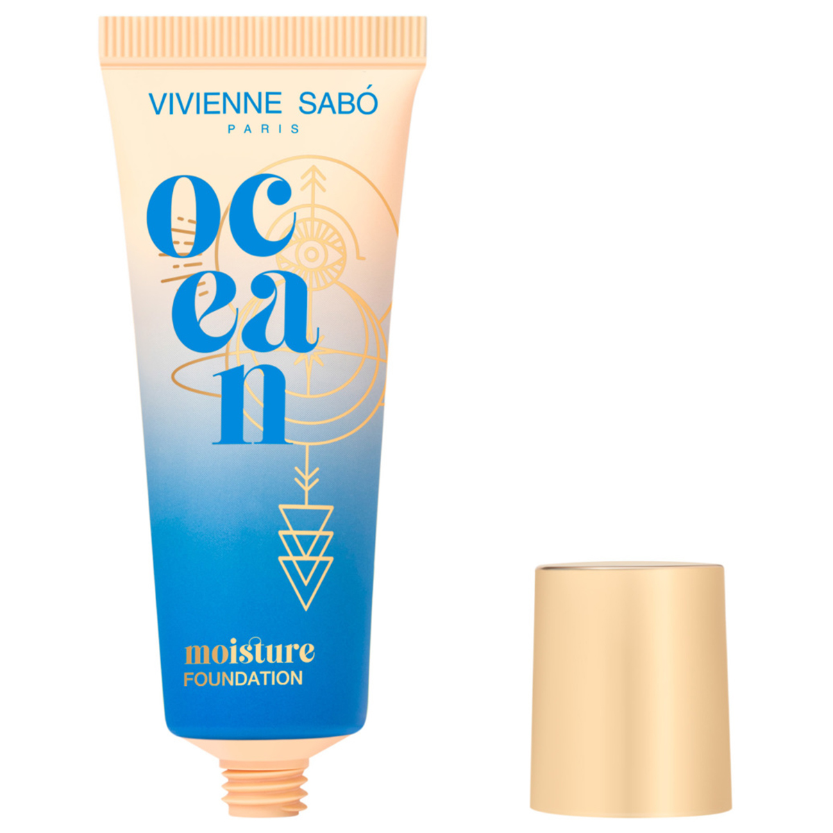 Увлажняющий Тональный крем Ocean, тон 01 светло-бежевый от Vivienne Sabo + 4
