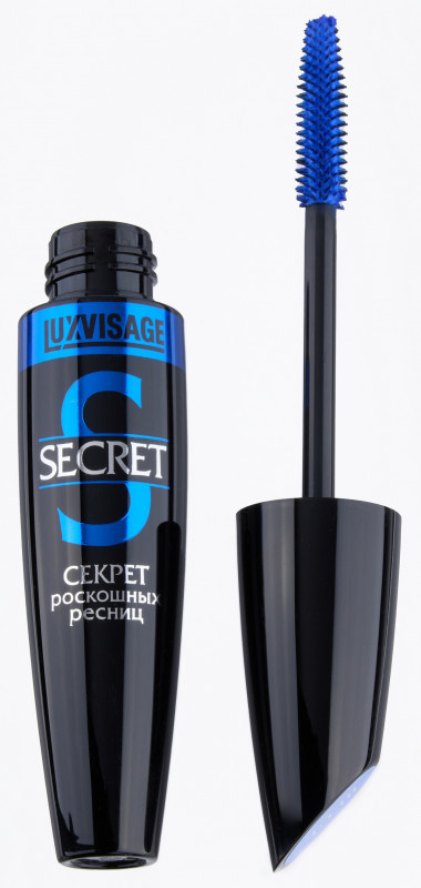 Тушь для ресниц Secret Секрет роскошных ресниц, синяя от LuxVisage + 1