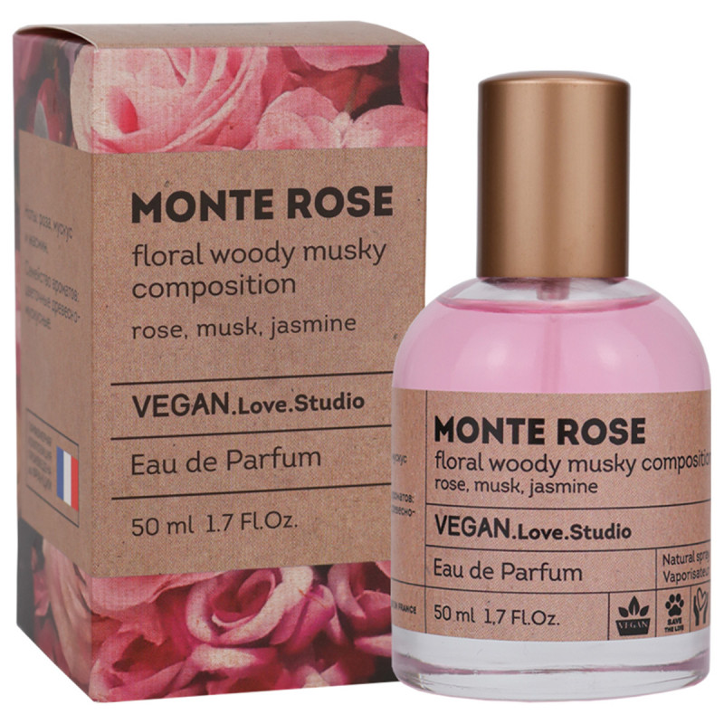 Парфюмерная вода женская Monte Rose 50мл от VEGAN.Love.Studio + 1