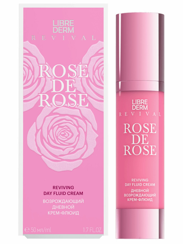 Rose de Rose Крем-флюид дневной возрождающий 50мл от Librederm + 1