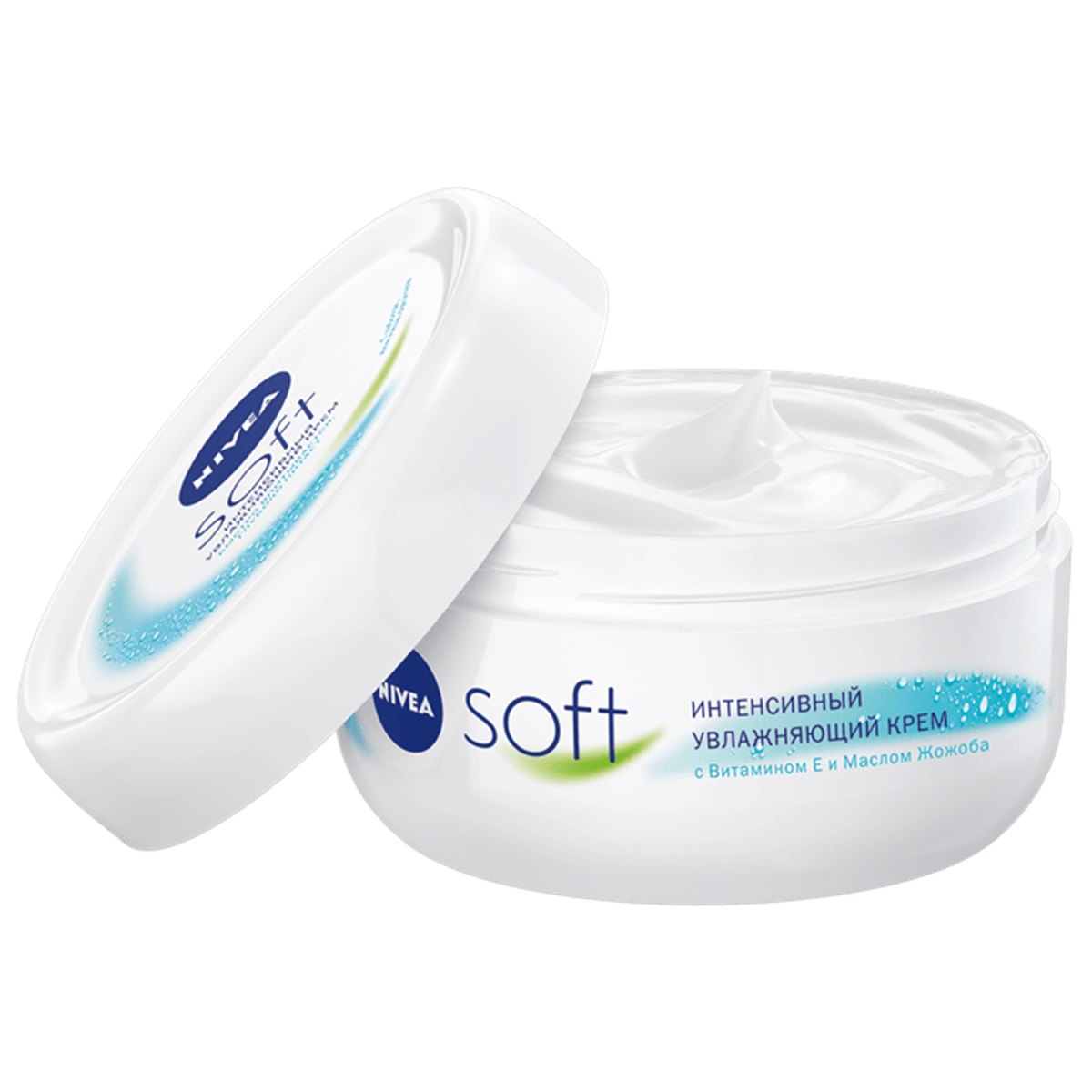 Soft Крем для лица, рук и тела интенсивный увлажняющий 100мл  от Nivea + 2