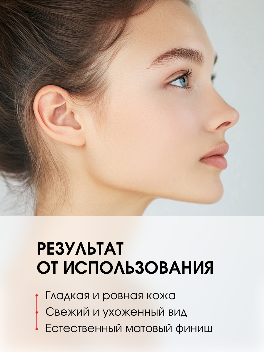 Матирующий Тональный крем, тон 10 слоновая кость  от LuxVisage + 7