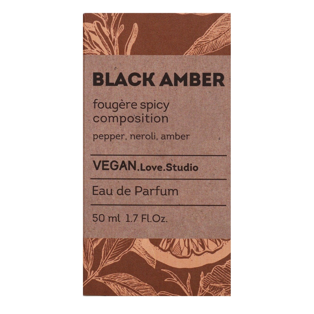 Парфюмерная вода женская Black Amber 50мл от VEGAN.Love.Studio + 2