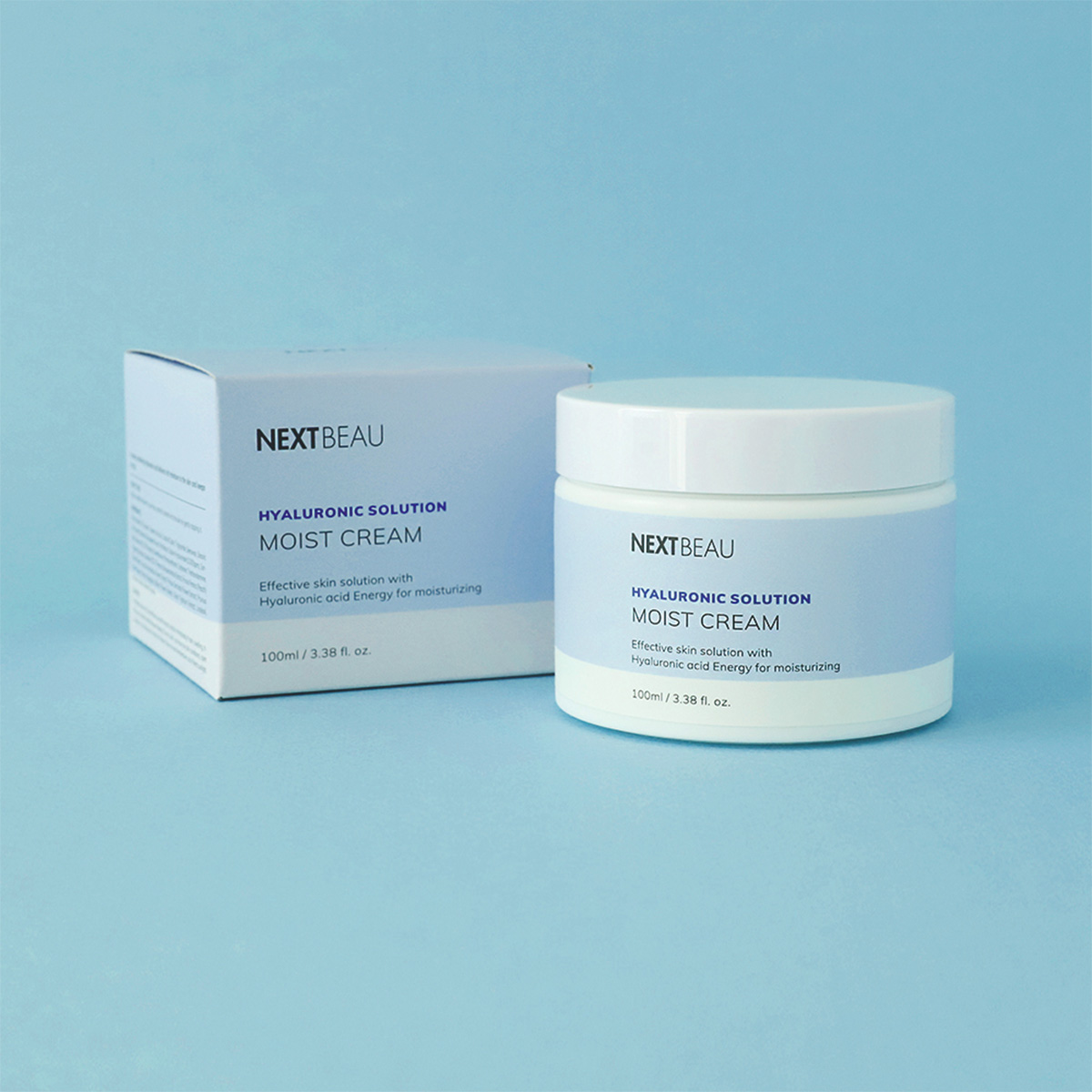 Крем увлажняющий с гиалуроновой кислотой Hyaluronic Solution Moist Cream 100мл от Nextbeau + 5
