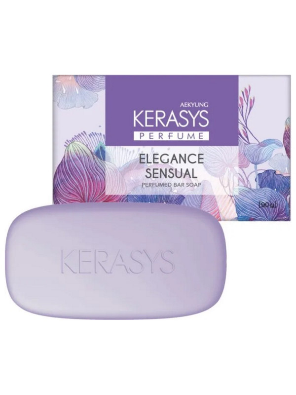 Мыло косметическое Элеганс 90г от Kerasys + 1