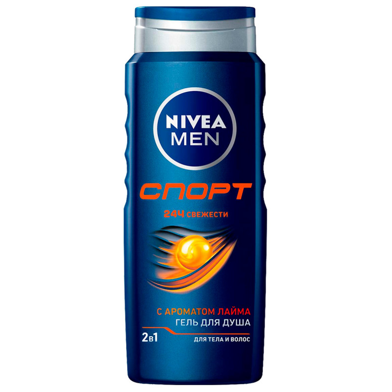 Men Гель для душа Спорт с ароматом лайма 500мл от Nivea + 1