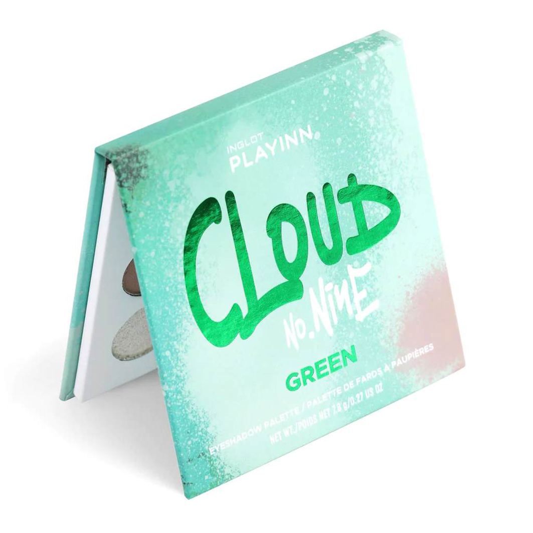 Палетка теней для век Palette Eyeshadow Nine Green от INGLOT + 5