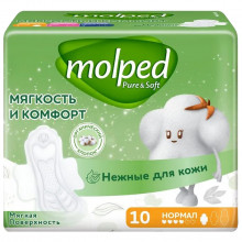 Прокладки гигиенические Pure & Soft нормал 10шт