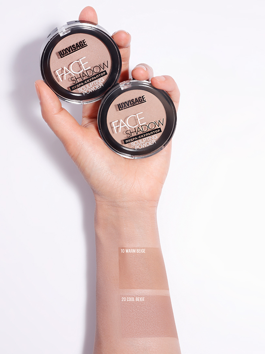 Пудра-скульптор Face Shadow, тон 10 warm beige от LuxVisage + 3