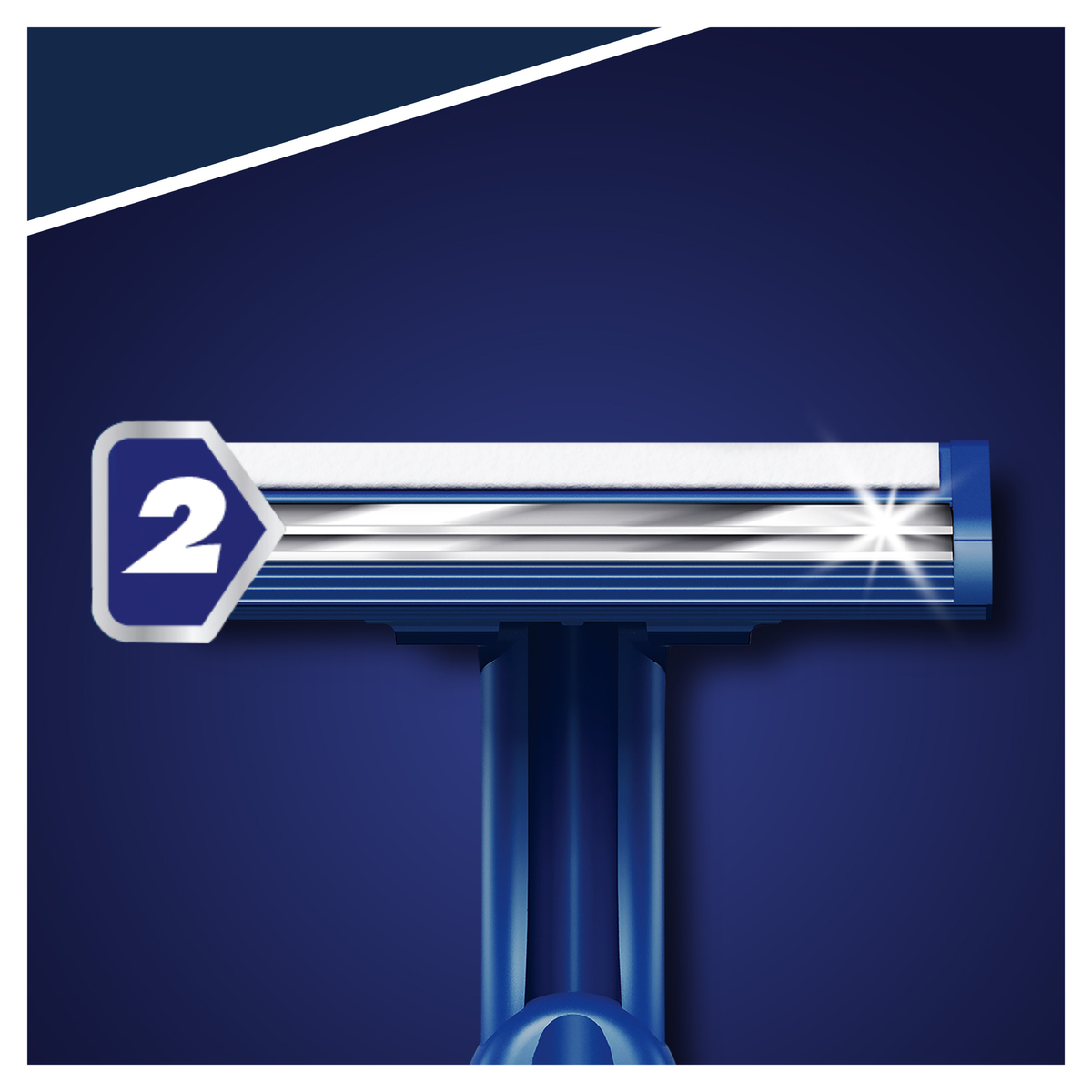 Станки для бритья одноразовые Blue2 с увлажняющей полоской 5шт от Gillette + 7