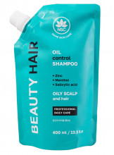 Beauty Hair Шампунь для жирной кожи головы и волос 400мл