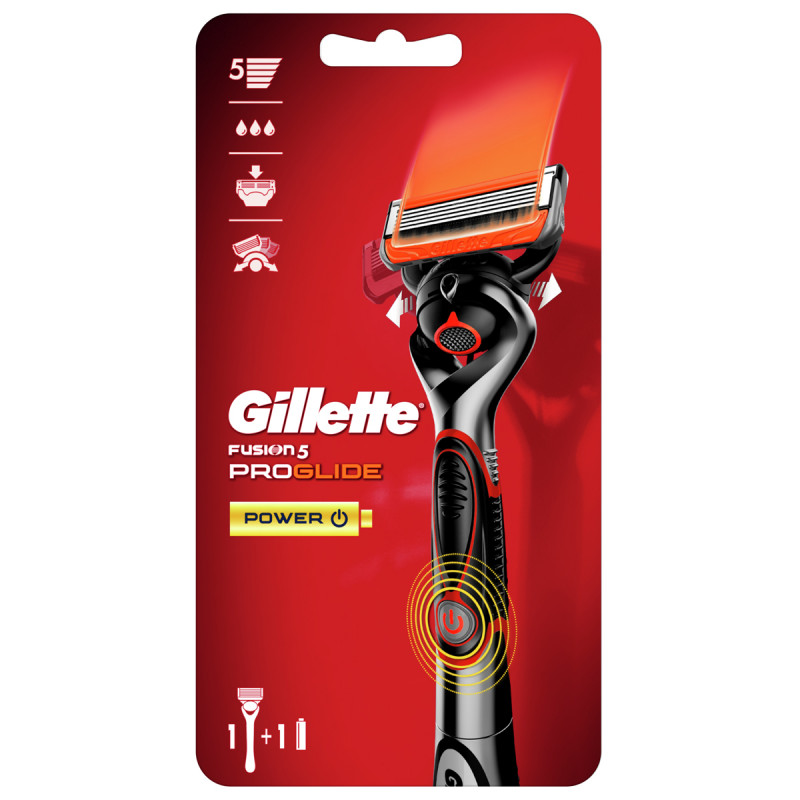 Станок для бритья Fusion Proglide Power Flexball + 1 кассета от Gillette + 1