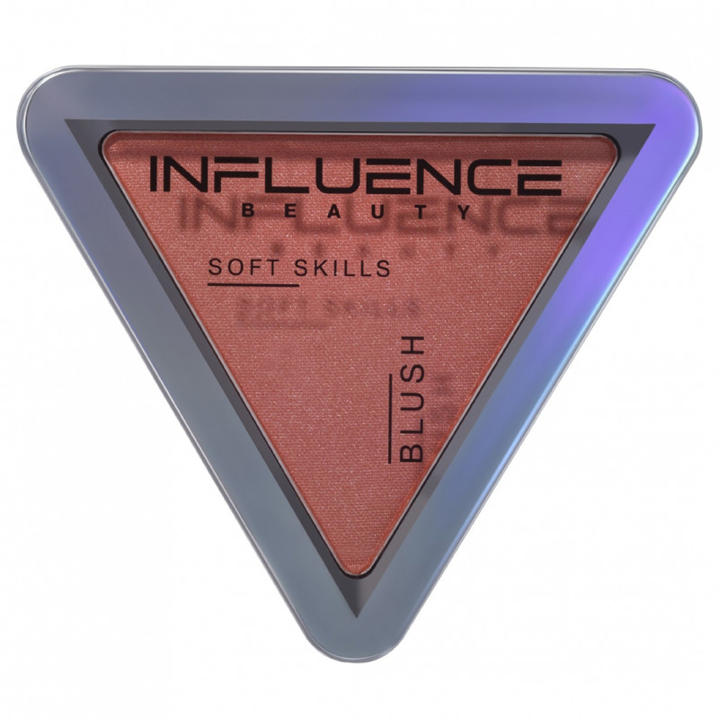 Румяна компактные Soft Skills, тон 03 розовый с сиянием от Influence Beauty + 1