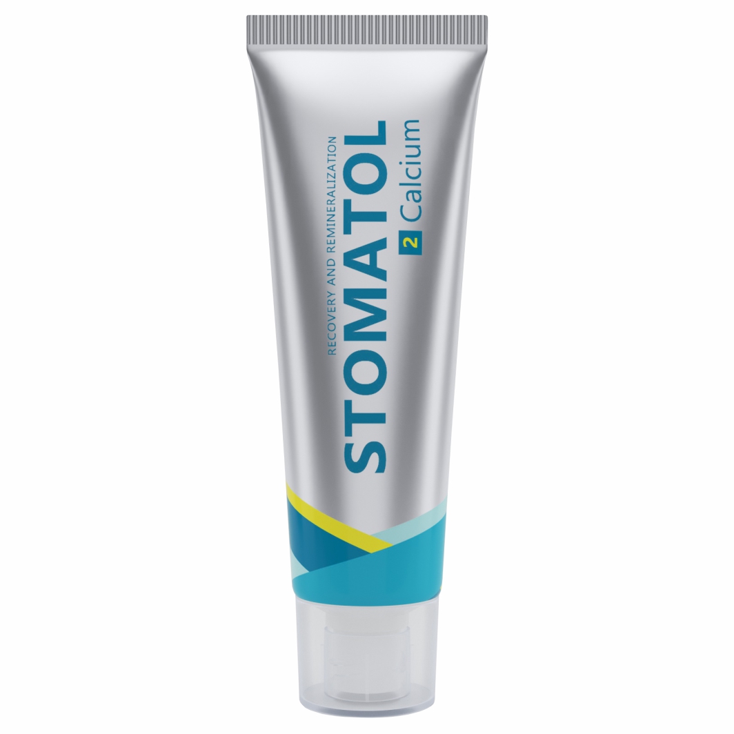 Зубная паста с кальцием 2 Calcium 30г от Stomatol + 3