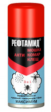 Рефтамид Максимум 3в1 Антимошка, антикомар, антиклещ 100мл