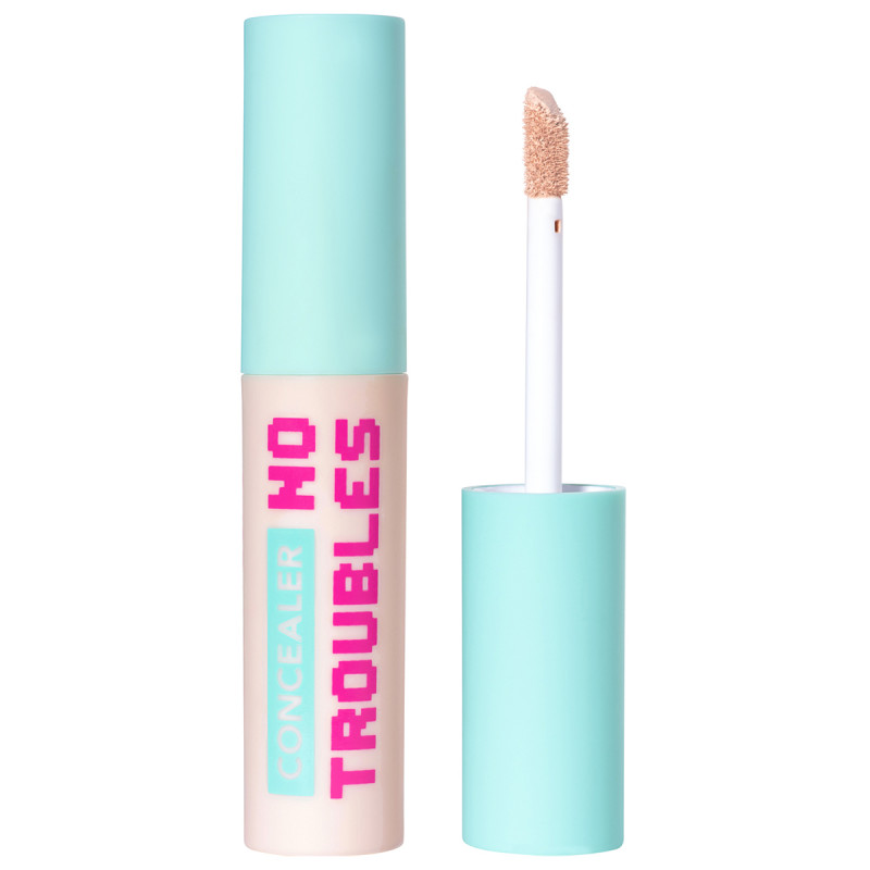Консилер жидкий No Troubles, тон 02 от Beauty Bomb + 1