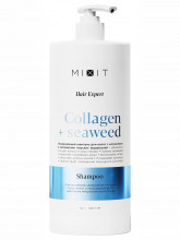 Шампунь увлажняющий с коллагеном и экстрактом морских водорослей Shampoo Collagen & Seaweed 1000мл