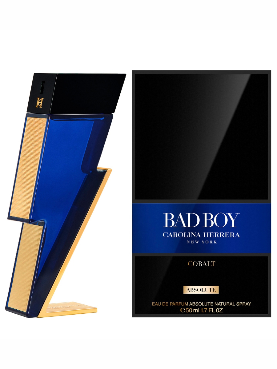 Bad Boy Cobalt Absolute Парфюмерная вода мужская 50мл от Carolina Herrera + 2