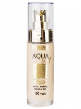 Крем-флюид тональный Aqua Veil Hyaluron Complex, тон 130 Nude 