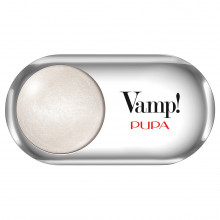 Тени для век запеченные Vamp! Wet & Dry, тон 401 White snow