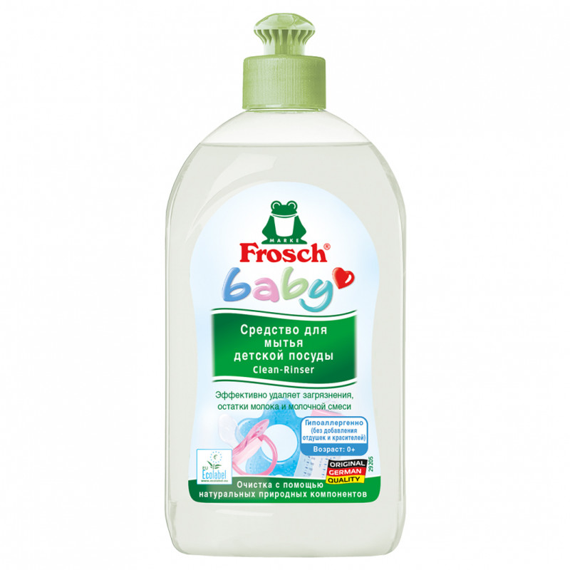 Средство для мытья детской посуды 0,5л от Frosch + 1