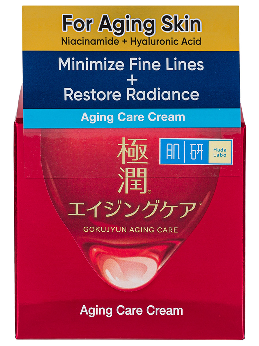 Крем для лица Антивозрастной Aging Care Cream 50г от Hada Labo + 4