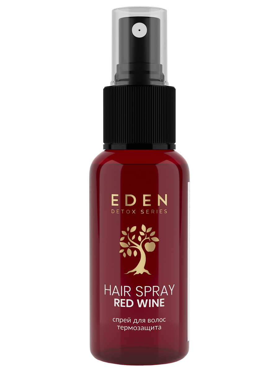 Detox Cпрей для волос Red Wine 30мл от EDEN + 3