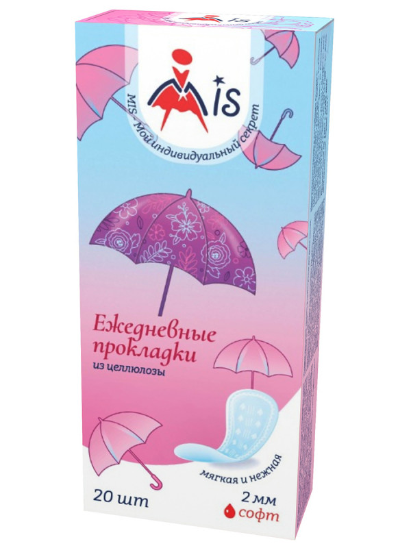 Прокладки ежедневные софт 20шт от Mis + 1