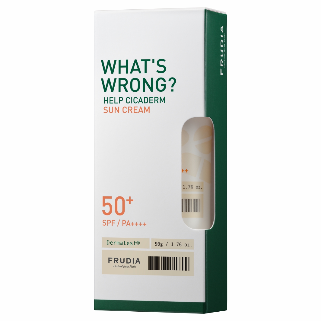 Солнцезащитный крем для чувствительной кожи SPF50+ PA++++ 50г от Frudia + 3