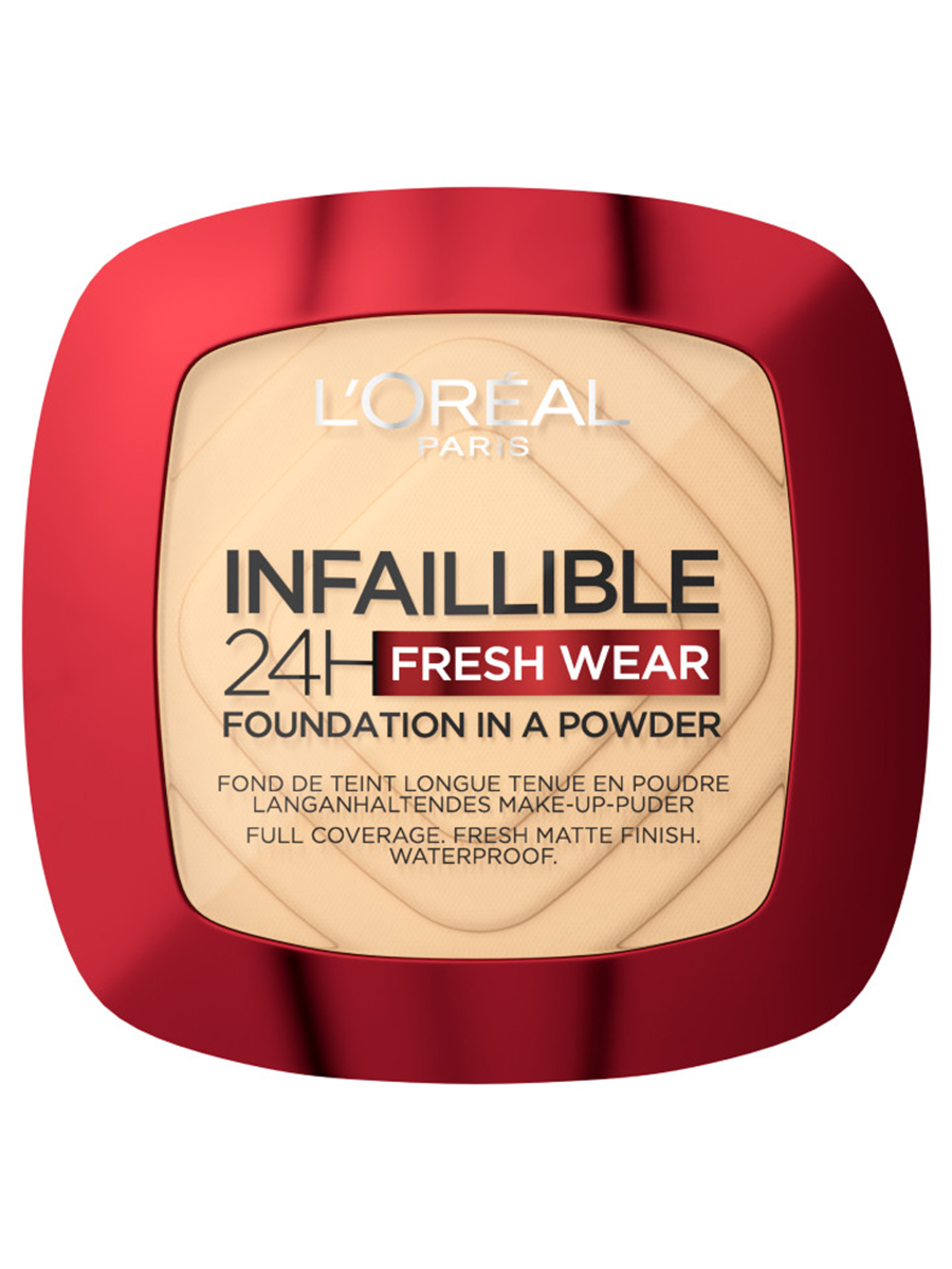 Infaillible Пудра для лица Fresh Wear 24ч, тон 120 vanilla от L'Oreal Paris + 5