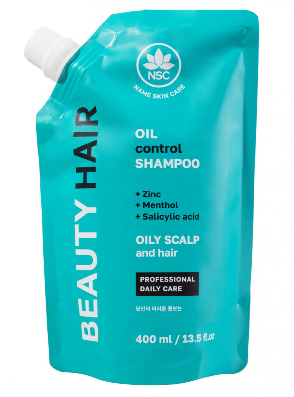 Beauty Hair Шампунь для жирной кожи головы и волос 400мл от NSC + 1