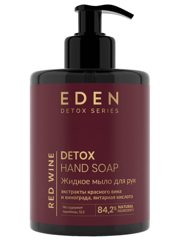 Detox Жидкое мыло для рук Red Wine 300мл от EDEN + 1