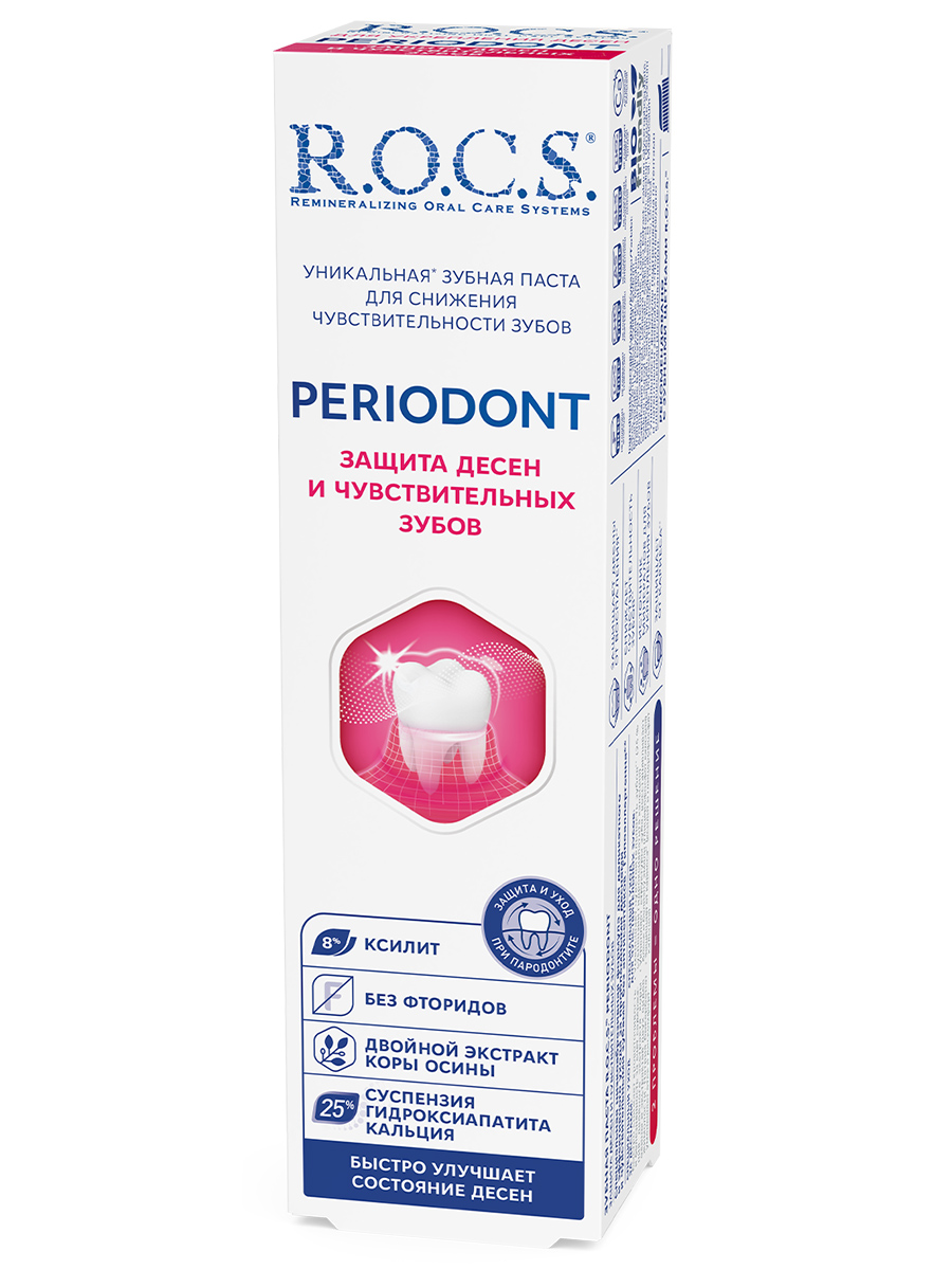 Зубная паста Periodont 94г от R.O.C.S. + 4