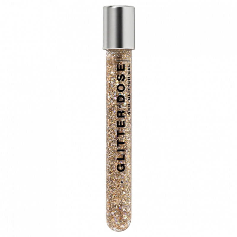 Глиттер на гелевой основе Glitter Dose, тон 03 золотой от Influence Beauty + 1