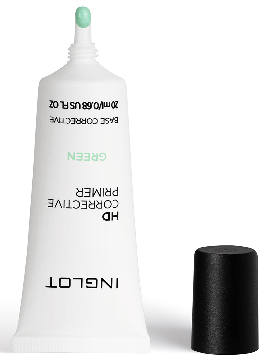 Основа под макияж HD Corrective Primer Green 20мл от INGLOT + 2