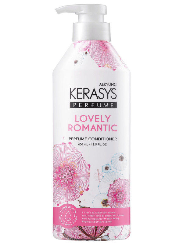 Кондиционер для волос парфюмированный Lovely Romantic 400мл от Kerasys + 1