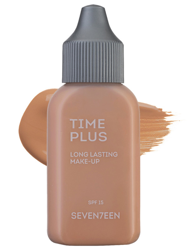 Тональный крем длительного действия Time plus, тон 07 летний загар / summer tan от Seventeen + 1