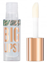 Блеск для губ Big Lips, тон 01 pure glow / прозрачный