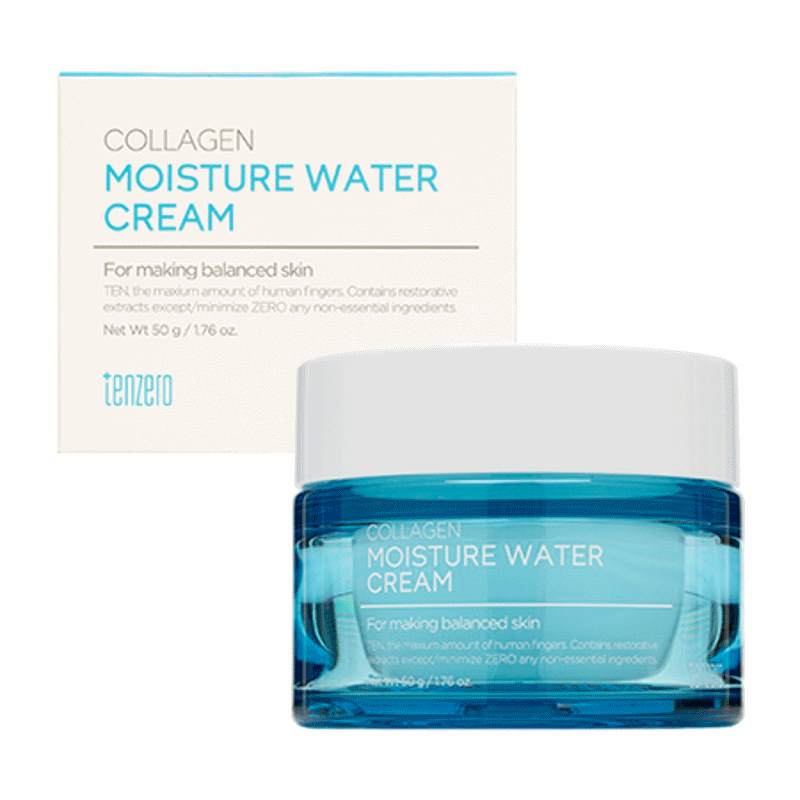Разглаживающий Крем с коллагеном Collagen Moisture Water Cream 50г от Tenzero + 1
