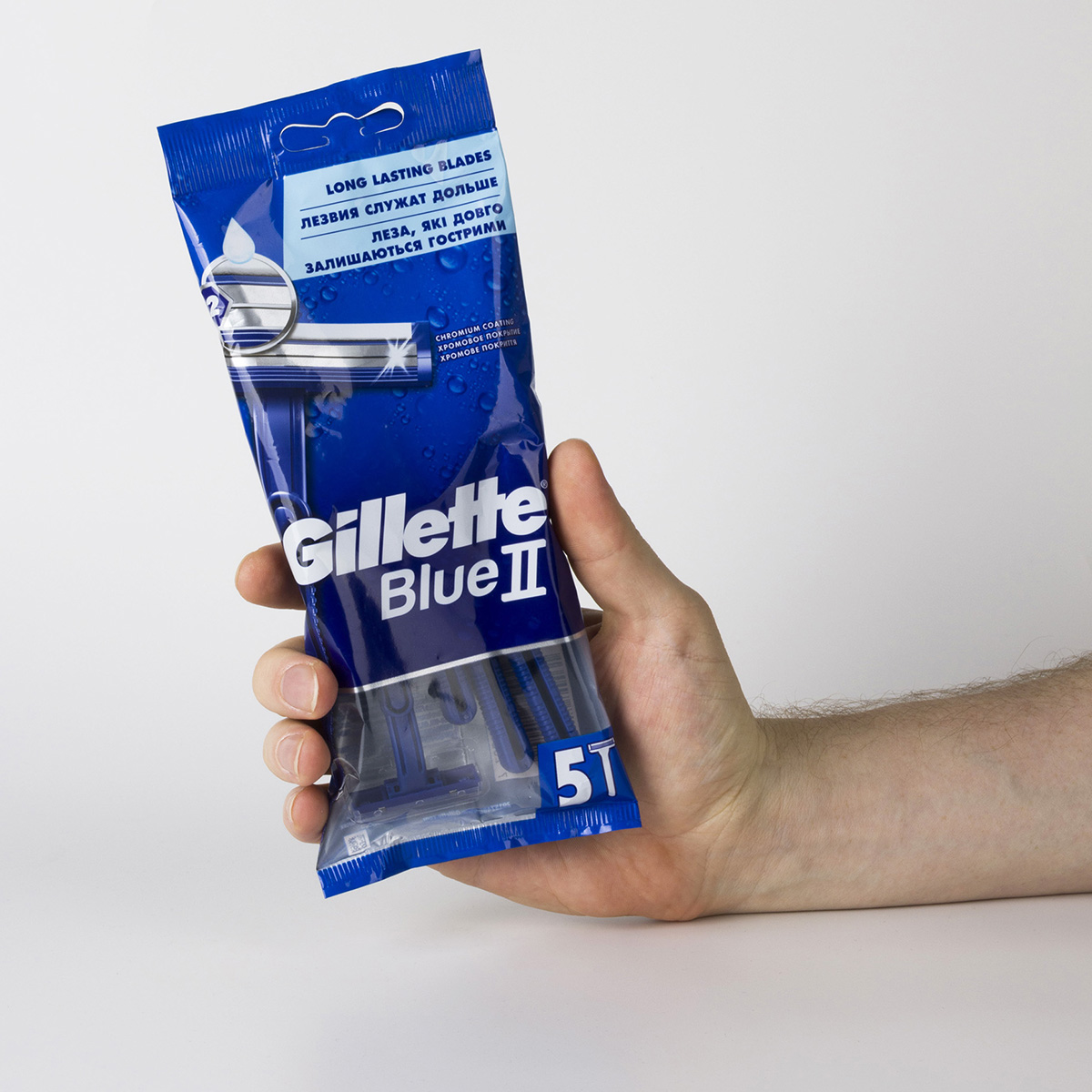 Станки для бритья одноразовые Blue2 с увлажняющей полоской 5шт от Gillette + 4