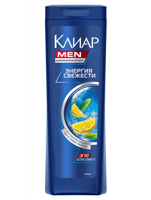 Men Шампунь против перхоти Энергия свежести 400мл от Клиар + 1