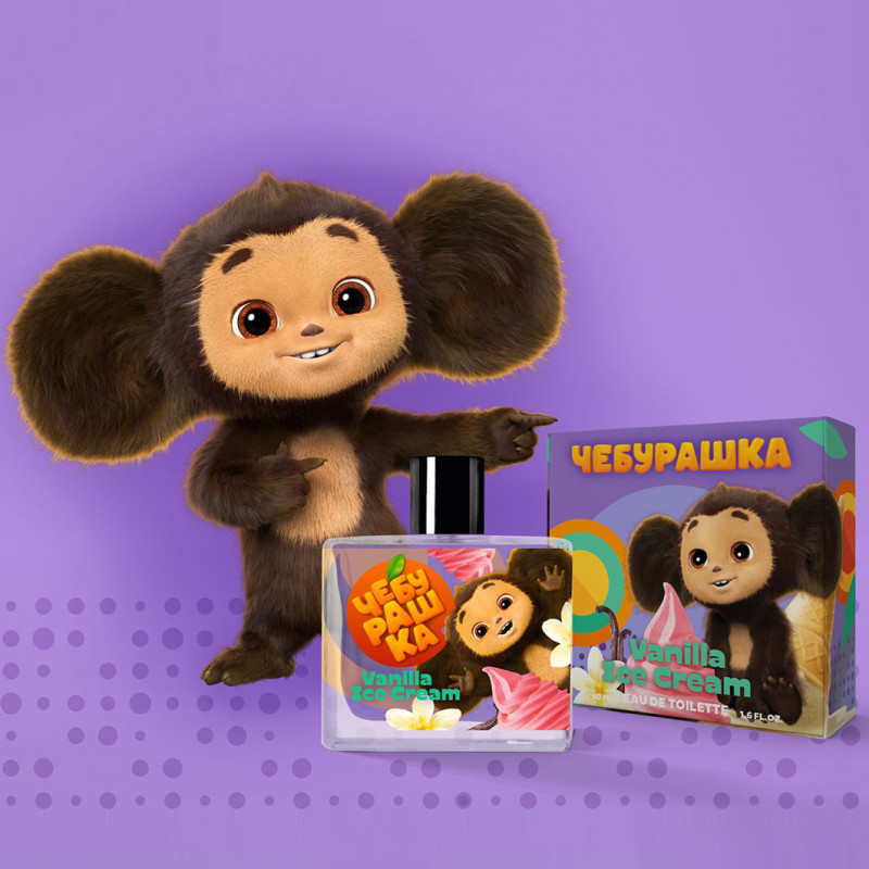 Чебурашка Туалетная вода детская Vanilla Ice Cream 50мл от Ponti Parfum + 1