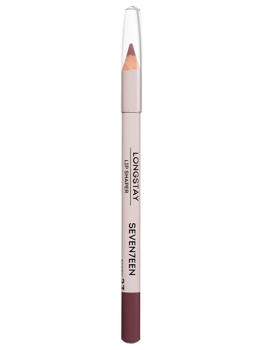 Карандаш для губ устойчивый Longstay, тон 23 berry от Seventeen + 2