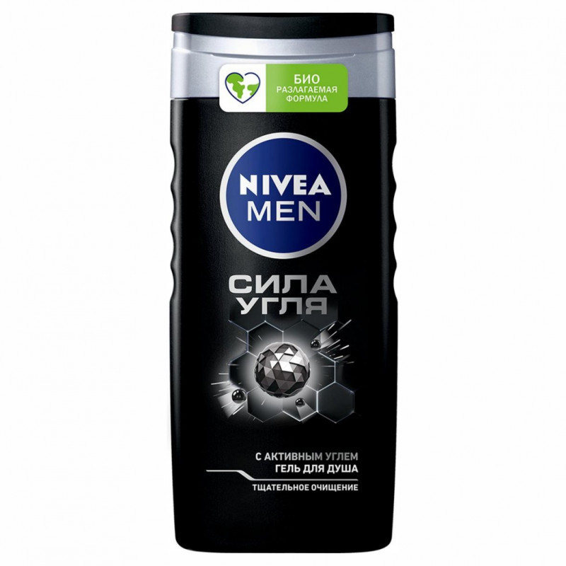 Men Гель для душа Сила угля 250мл
