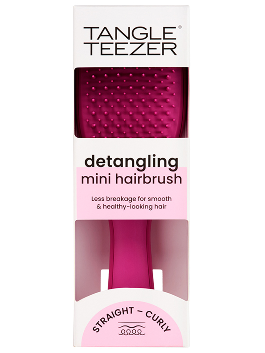Расческа The Ultimate Detangler Mini Electric Raspberry от Tangle Teezer + 5