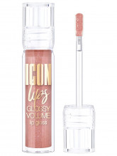 Блеск для губ Icon Lips Glossy Volume с эффектом объема, тон 505 ice beige