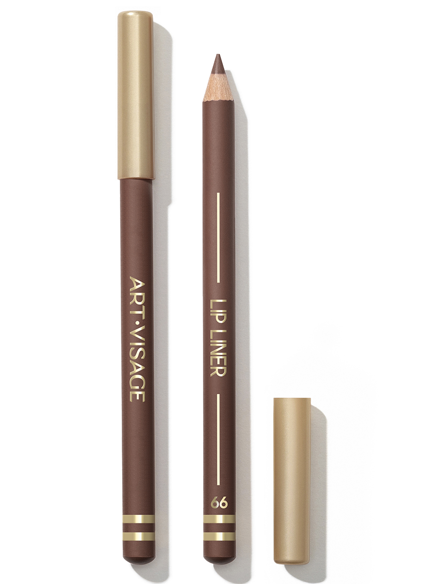 Карандаш для губ Lip Liner, тон 66 молочный шоколад от Art-Visage  + 4